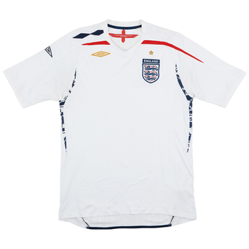 2007-09 England Maillot domicile