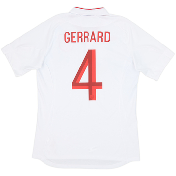 2012-13 England Maillot Domicile Gerrard #4 - 8/10 - (S)