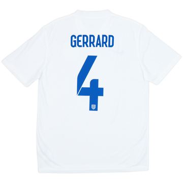 2014-15 England Maillot Domicile Gerrard #4 - 6/10 - (S)