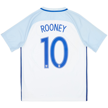 2016-17 England Maillot Domicile Rooney #10 - 8/10 - (S)