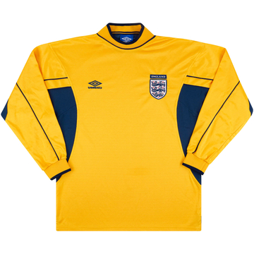 1999-01 England Maillot GK - 8/10 - (L.Boys)