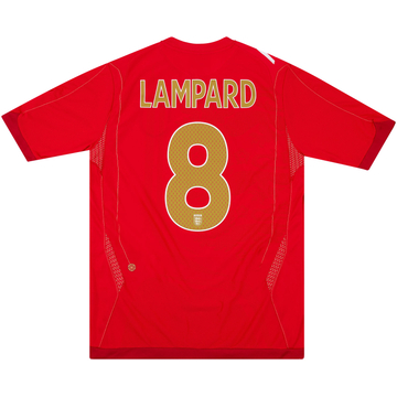 2006-08 England Maillot Extérieur Lampard #8 - 6/10