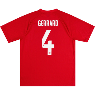 2014-16 England Maillot extérieur Gerrard #4 - 8/10 - (M)