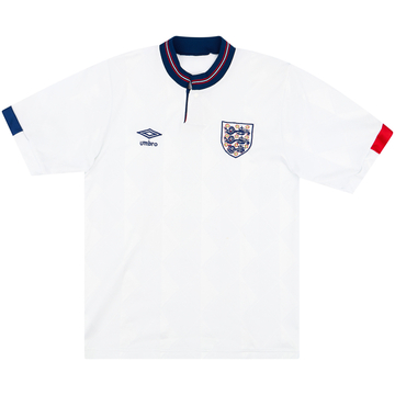 1987-90 England Maillot Domicile - 6/10 - (S)
