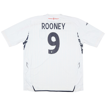 2007-09 Maillot domicile Angleterre Rooney #9 - 7/10 - (XXL)