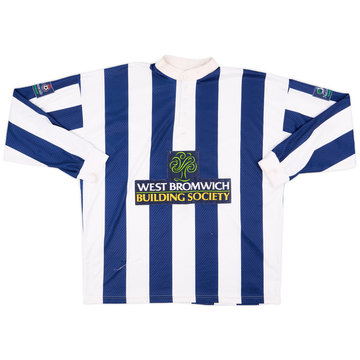 1997-98 West Brom Maillot porté en match Domicile ML #8