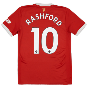 2021-22 Manchester United Maillot domicile Rashford #10 - 5/10 - (S)