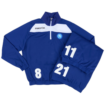 2014-15 Napoli Haut d'entraînement 1/4 Zip version joueur # - 5/10