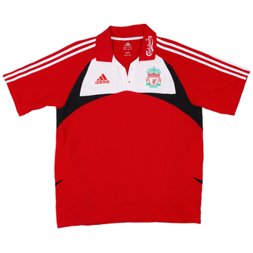 2007-08 Liverpool adidas Polo - 9/10 - (L)