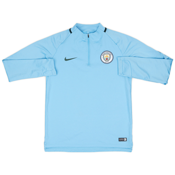 2017-18 Manchester City Nike Haut d'entraînement 1/4 zip - 8/10 - (M)