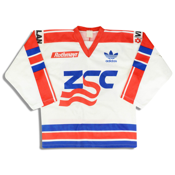 1990-91 ZSC Lions Enrico #22 adidas Maillot (Domicile) L