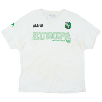 2016-17 Sassuolo 'Europa' Kappa T-shirt en coton - 7/10 - (L)