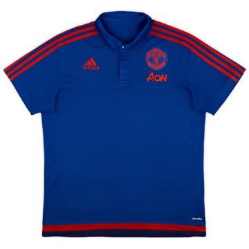 2015-16 Manchester United adidas Polo - 9/10 - (L)