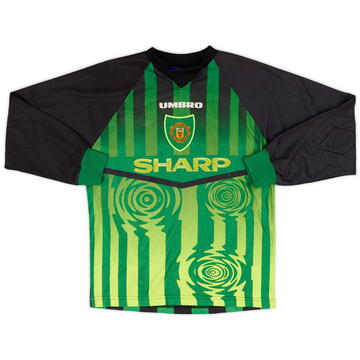 1997-98 Manchester United Maillot GK - 8/10 - (M.Boys)