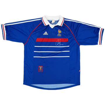 1998-00 France 'Pour Toi Youri Djorkaeff' Maillot Domicile - 7/10 - (XL)