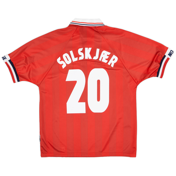 1998-00 Norvège Maillot Domicile Solskjaer #20 (L)