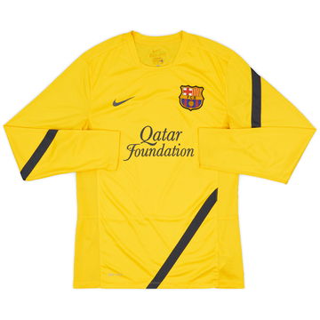 2011-12 Barcelona Nike Maillot d'entraînement manches longues - 7/10 - (S)