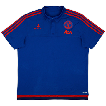2015-16 Manchester United adidas Polo - 8/10 - (XL)