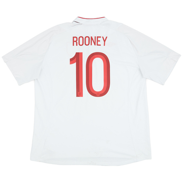 2012-13 England Maillot domicile Rooney #10 - 7/10 - (3XL)