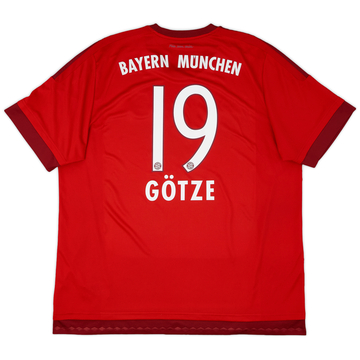 2015-16 Bayern Munich Maillot Domicile Gotze #19 - 8/10 - (XXL)
