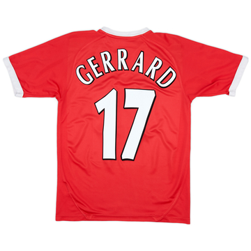 2001-03 Liverpool Maillot CL Gerrard #17 - 5/10 - (M)