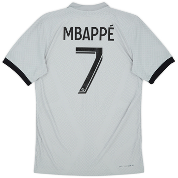 2022-23 Paris Saint-Germain Maillot extérieur authentique Mbappe #7 - 9/10 - (S)