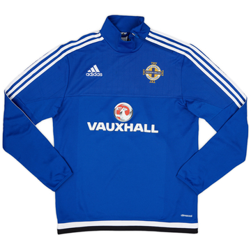 Haut d'entraînement 1/4 zip adidas Northern Ireland 2015-16 - 8/10 - (M)