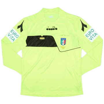 2017-18 Italy Diadora Arbitre Maillot manches longues - 10/10 - (L)