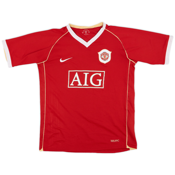 2006-07 Manchester United Maillot domicile - 7/10 - (L.Boys)