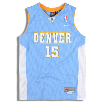 2003-04 Denver Nuggets Anthony #15 Nike Maillot Swingman Extérieur Y