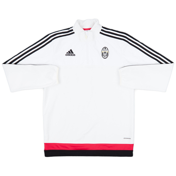 2015-16 Juventus adidas Haut d'entraînement 1/4 zip - 7/10 - (M)