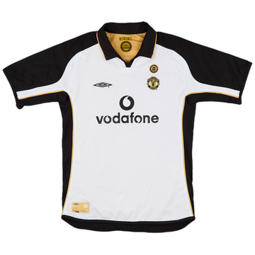 2001-02 Manchester United Maillot Extérieur/Troisième Centenaire - 7/10 - (L.Boys)