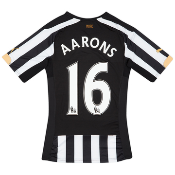 2014-15 Newcastle Maillot domicile Authentique (ACTV Fit) Aarons #16 (L)