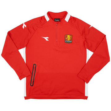 2018-19 FC Nordsjaelland Diadora Haut d'entraînement 1/4 de zip - 8/10 - (L.Boys)