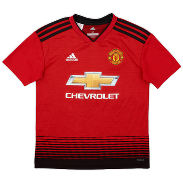 2018-19 Manchester United Maillot domicile - 9/10 - (M.Boys)