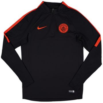 2016-17 Manchester City Nike Haut d'entraînement 1/4 zip - 8/10 - (S)