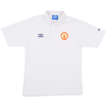 1996-97 Manchester United Umbro Polo 8/10 (M)