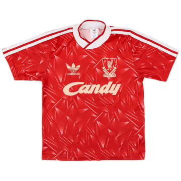 1989-91 Liverpool Maillot domicile - 8/10 - (M.Boys)