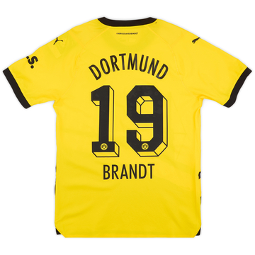 2023-24 Borussia Dortmund Maillot domicile authentique Brandt #19