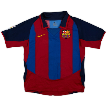 2003-04 Barcelona Maillot domicile - 6/10 - (Garçons S)