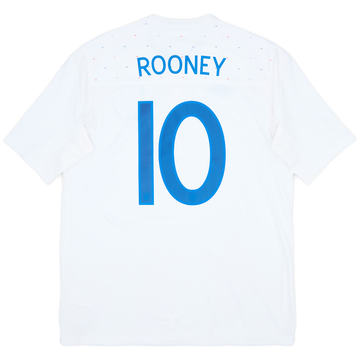 2010-11 Maillot domicile Angleterre Rooney n°10 - 8/10 - (L)