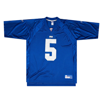 2002-03 Maillot Reebok On Field New York Giants Collins #5 (Domicile) XL