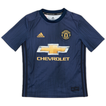2018-19 Manchester United Troisième Maillot - 8/10 - (S.Boys)