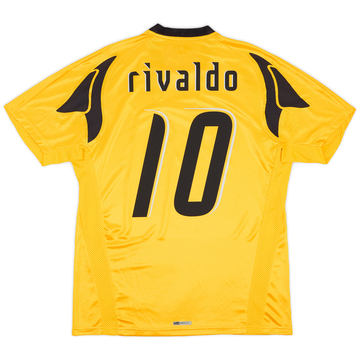 2007-08 AEK Athens Maillot Domicile Rivaldo #10 (L)