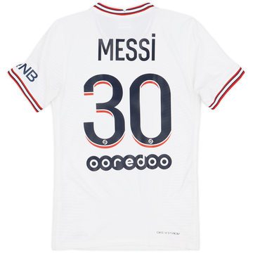 2021-22 Paris Saint-Germain Maillot Authentique Quatrième Messi #30 - 8/10 - (XS)