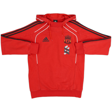 2010-11 Liverpool adidas Sweat à capuche - 4/10 - (S)