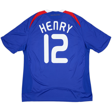 2007-08 France Maillot Domicile Henry #12