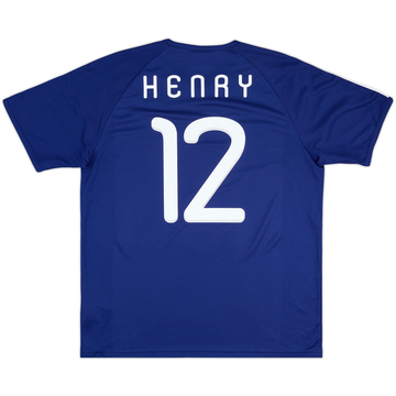 2009-10 France Maillot domicile basique Henry #12