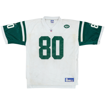 2002-04 New York Jets Chrebet #80 Reebok Maillot Extérieur - 6/10 - (XL)