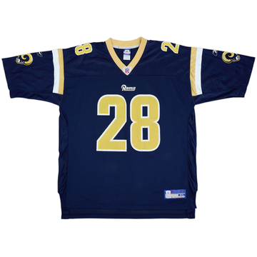 2002-04 St Louis Rams Faulk #28 Reebok Maillot domicile - 6/10 - (XL)